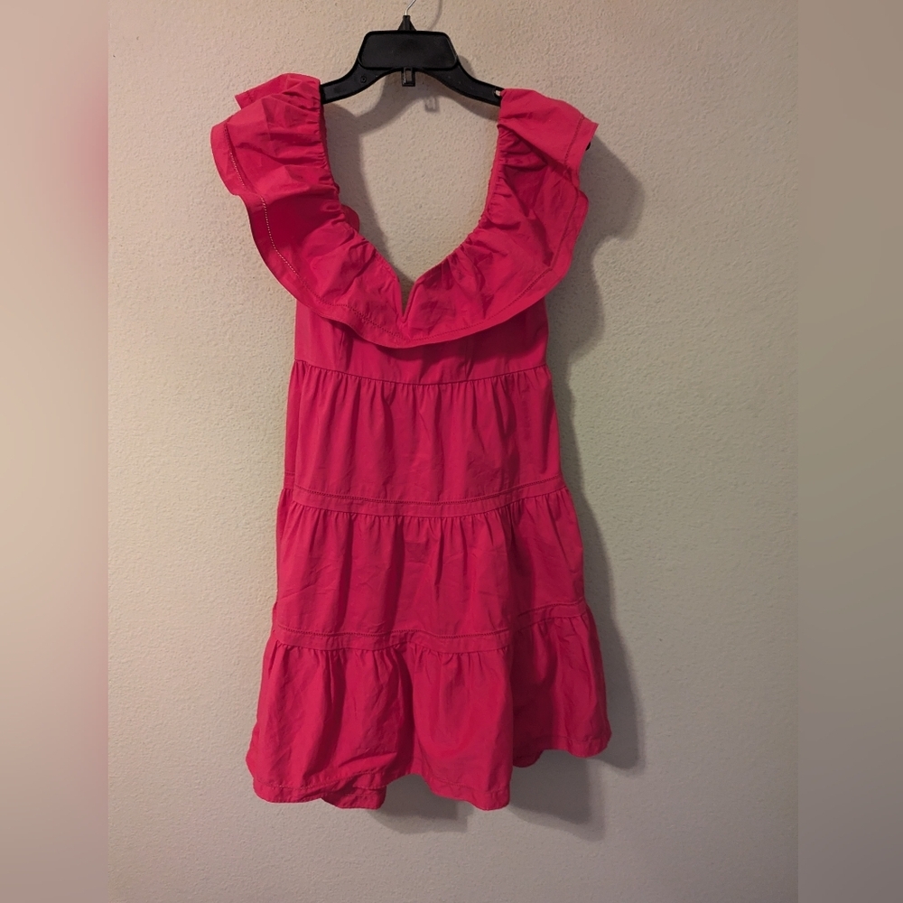 Saylor Pink Ruffle Dress - Picture 3 of 7